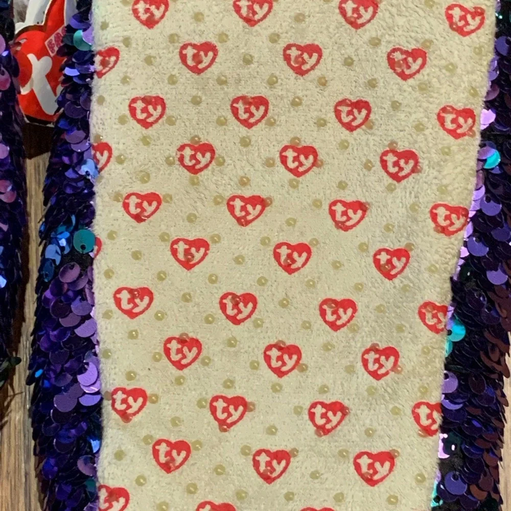 Beanie Boo Flip Sequins Moonlight Owl Slipper Socks